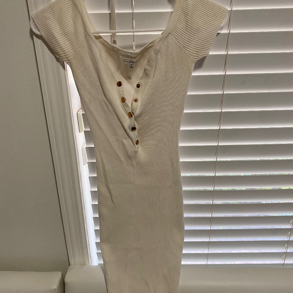 White tight dress